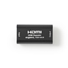 NEDIS 40.0 m HDMI Repeater  | 4K@60Hz | 18 Gbps | Metal | Anthracite HDDMI Female - HDMI Female Image