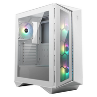 MSI GUNGNIR 110R White Mid Tower Tempered Glass PC Gaming Case