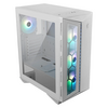 MSI GUNGNIR 110R White Mid Tower Tempered Glass PC Gaming Case Image