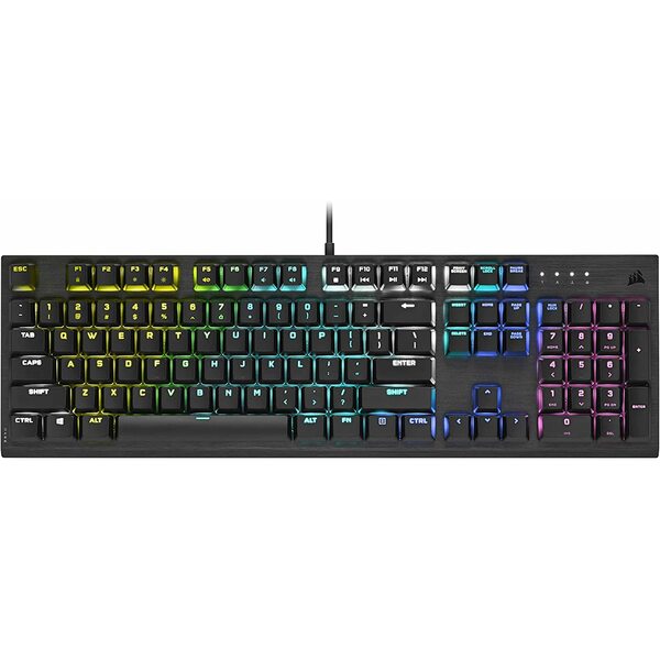 Corsair K60 RGB Pro Low Profile Cherry MX Speed Wired Gaming Keyboard