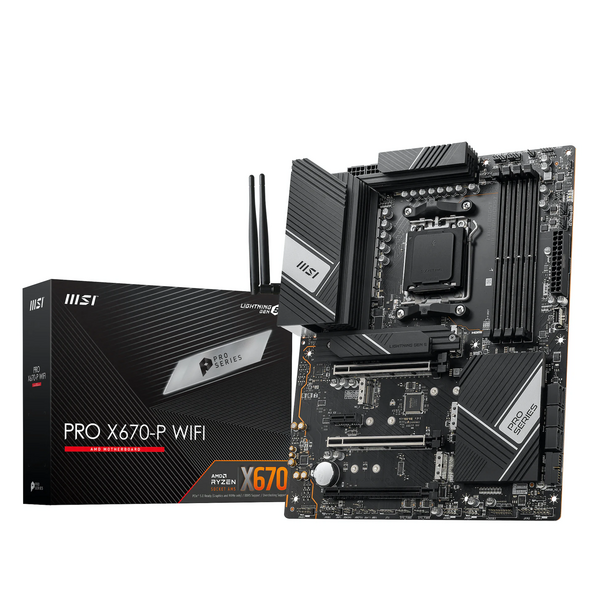 MSI  Pro X670-P WIFI (Socket AM5) DDR5 ATX Motherboard