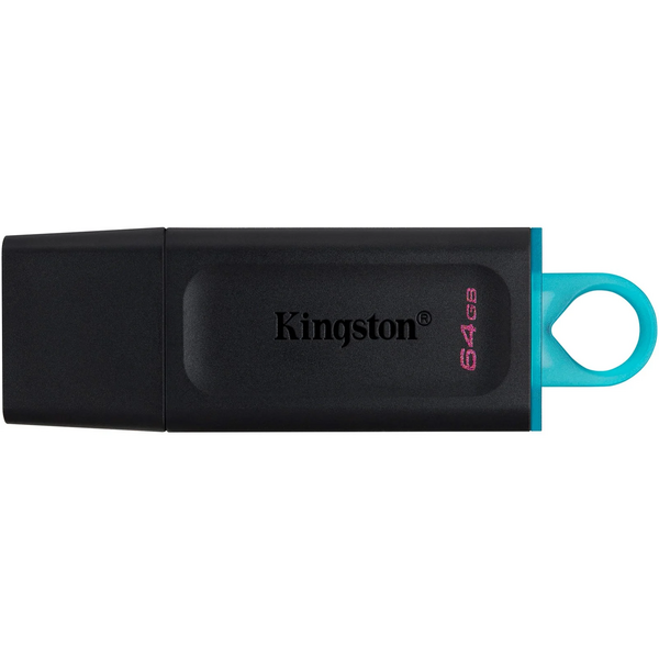 Kingston  64GB USB 3.2 Gen1 Memory Pen, DataTraveler Exodia, Cap, Key Ring
