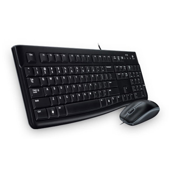 Logitech MK-120 USB Wired Desktop Kit Keyboard and Mouse Kit