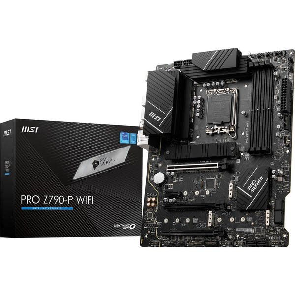 MSI PRO Z790 P WIFI DDR5 ATX Motherboard for Intel LGA1700 CPUs 
- Black Friday Special Offer