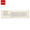 JEDEL FULL SIZE USB/ TYPE C MULTIMEDIA KEYBOARD APPLE MAC COMPATIBLE, SILVER, USB TYPE C AND USB CONNECTIONS Image