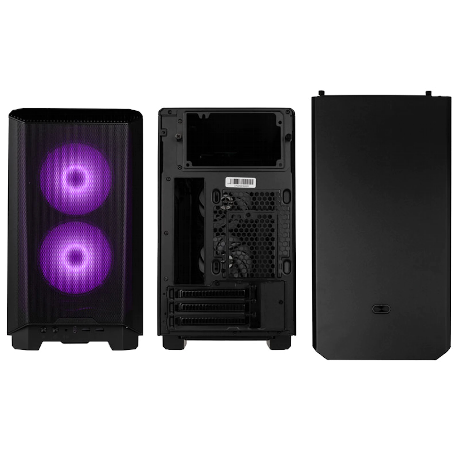Phanteks Eclipse P200 Air MiniITX Case, Tempered Glass Black Falcon Computers