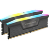 Corsair Vengeance 32GB Kit (2 x 16GB) RGB Black AMD Expo, DDR5, 5200MHz (PC5-41600), CL40, 1.25V, XMP 3.0, PMIC, DIMM Memory Image