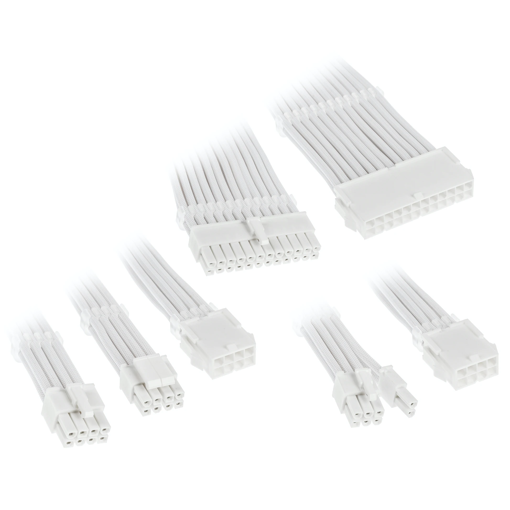 Kolink Core Adept Braided Cable Extension Kit Brilliant White
