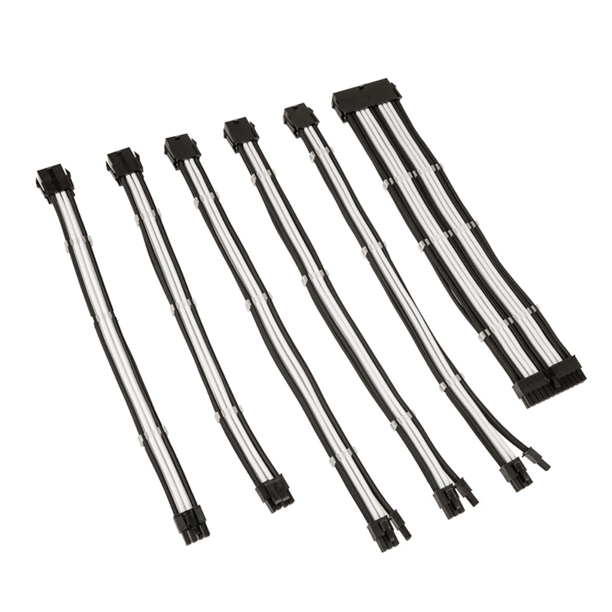 Kolink Core Adept Braided Cable Extension Kit Jet Black/Brilliant