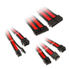 Kolink Core Adept Braided Cable Extension Kit - Jet Black/Racing Red Image