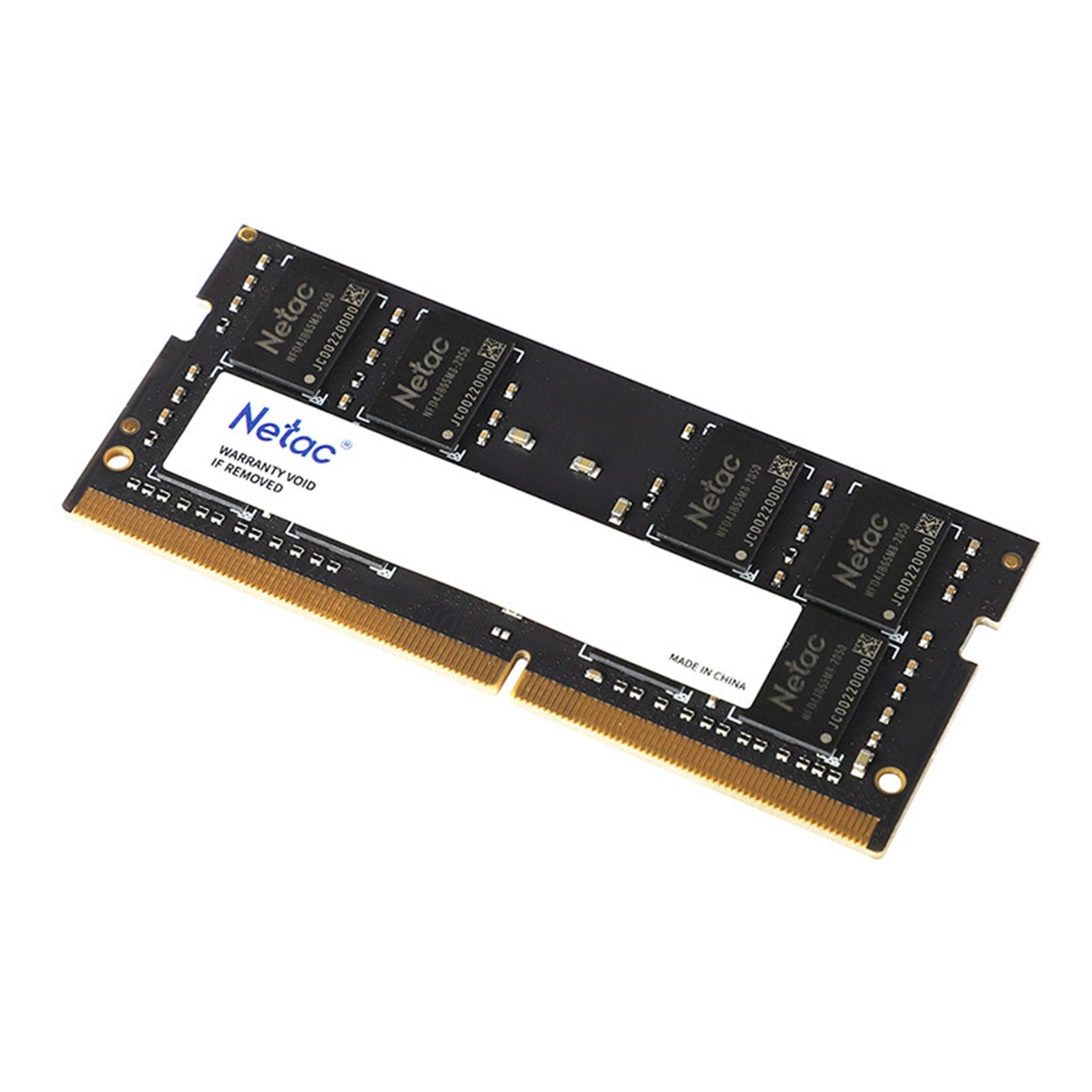 Netac 8GB (1x8GB) DDR4 3200 Mhz Memory Module CL22 SO Dimm  