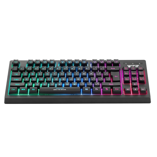 MARVO 80% TKL Gaming Keyboard,  Anti-ghosting, 3 Colour LED backlit