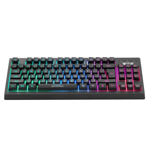MARVO 80% TKL Gaming Keyboard,  Anti-ghosting, 3 Colour LED backlit