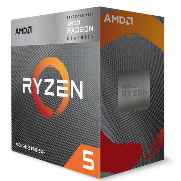 AMD Ryzen 5 4600G CPU, AM4, 3.7GHz (4.2 Turbo), 6-Core, 65W, 11MB Cache, 7nm, 4th Gen, Radeon Graphics