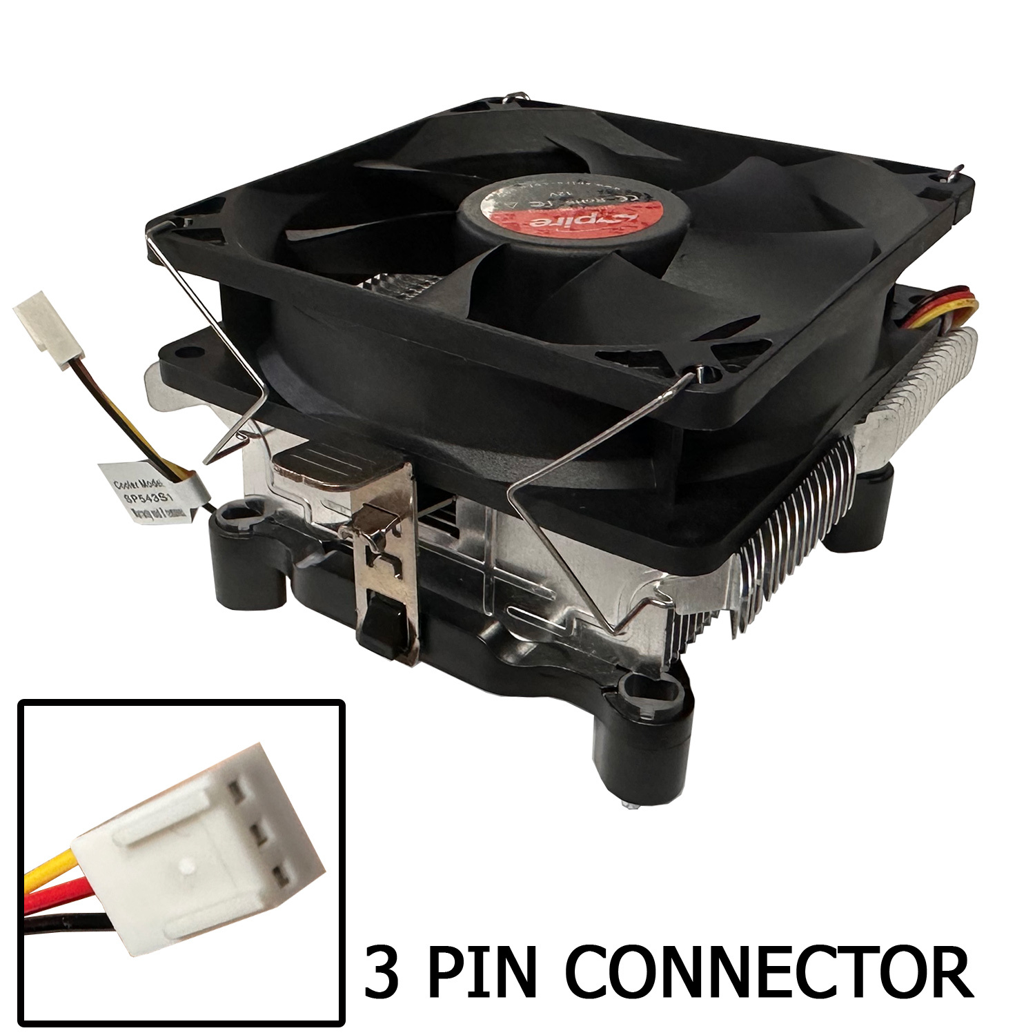 Spire CPU cooler for Intel 1150 / 1151 / 1155 / 1156 and AMD AM2 / AM3 /  FM1 3 Pin Connector | Falcon Computers