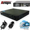 Anspo 4 Channel DVR/NVR CCTV - 3TB HDD PSU and 2 Dome cameras Kit - Special Offer Image