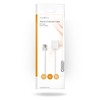 NEDIS BT Telecom RJ11 Extension Cable RJ11 Male, RJ11 Female, 10.0 m Flat, Gold Plated, White Image