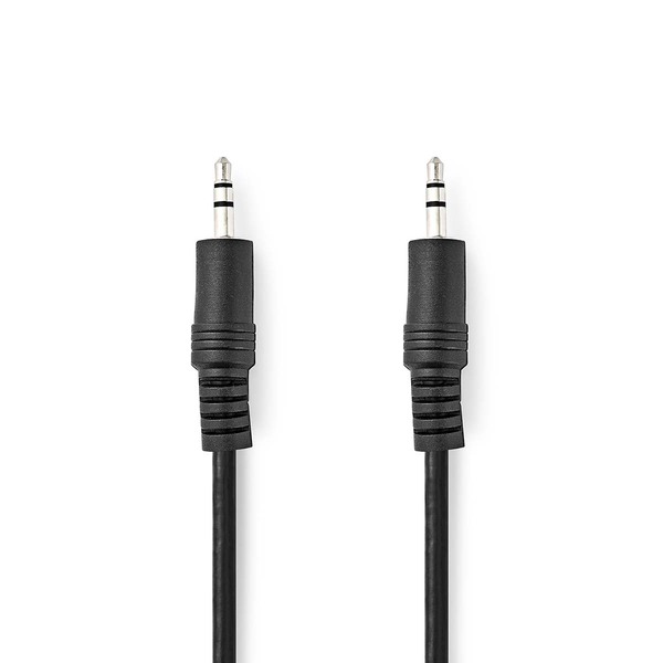 NEDIS Stereo Audio Cable 3.5 mm Male - 3.5 mm Female 1.00 m Black