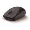 Genius  Wireless Mouse, 2.4 GHz with USB Pico Receiver, Adjustable DPI levels up to 1200 DPI, 3 Button with Scroll Wheel, Ambidextrous Design, Black Image