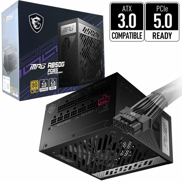 MSI 850W, 80 Plus Gold certified, Fully Modular PCIE5.0 PSU  - Special Offer