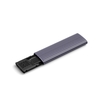 Netac M.2 NVMe/SATA External Enclosure, USB3.1, Aluminum, 10Gbps, USB C to C, USB C to A Image