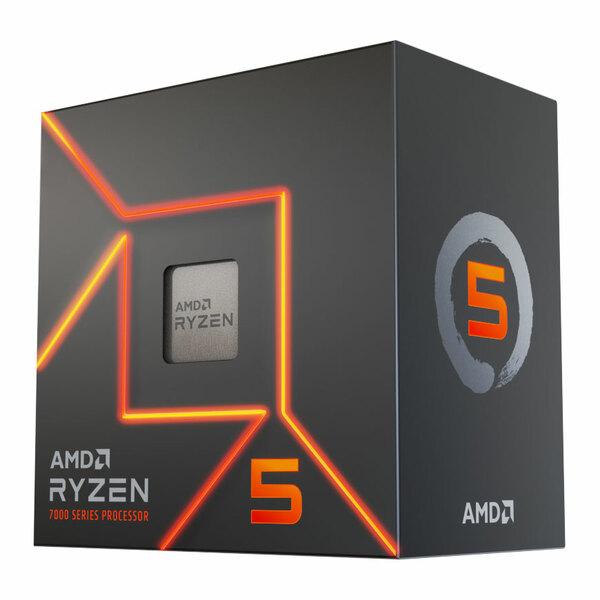 AMD Ryzen 5 7600 Socket AM5 Processor with Wraith Stealth Cooler