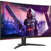 Aoc 31.5`  QHD 1440p LED Curved Black Gaming monitor LED Display 165Hz Image