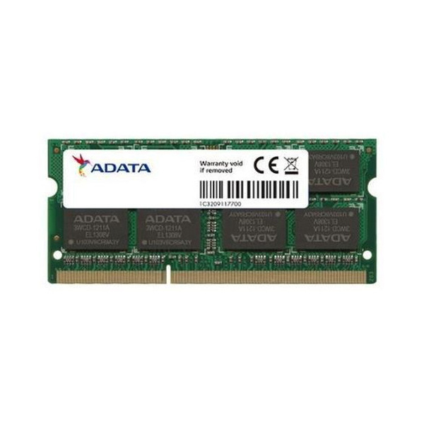 Adata 8GB, DDR3L, 1600MHz (PC3-12800), CL11, SODIMM Memory *Low Voltage 1.35V*