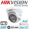 HiLook By Hikvision THC-T159-MS-2.8MM 5MP-3K HIKVISION HILOOK COLORVU BNC DOME OUTDOOR AOC CAMERA WITH BUILT IN MIC Image