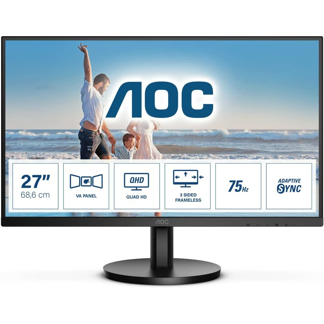 Aoc 27 Inch 75 hz QHD Monitor 1440p 75Hz SPECIAL OFFER Falcon