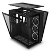 NZXT H9 Flow Black Mid Tower Tempered Glass PC Gaming Case - Black - Special Offer Image