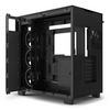 NZXT H9 Flow Black Mid Tower Tempered Glass PC Gaming Case - Black - Special Offer Image