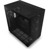 NZXT H9 Flow Black Mid Tower Tempered Glass PC Gaming Case - Black - Special Offer Image