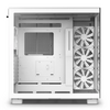 NZXT H9 Flow White Mid Tower Tempered Glass PC Gaming Case - White - Special Offer Image
