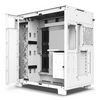 NZXT H9 Flow White Mid Tower Tempered Glass PC Gaming Case - White - Special Offer Image