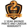 Falcon Services  Bronze Warranty - 2 Year Parts / 2 Year Labour Warranty Image