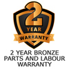 Falcon Services  Bronze Warranty - 2 Year Parts / 2 Year Labour Warranty Image