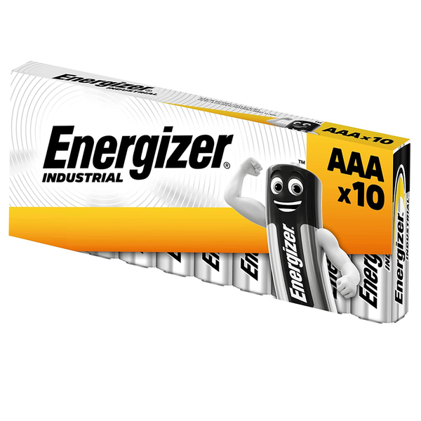 Energizer  Energizer Industrial 10 Pack AAA Batteries 1.5v