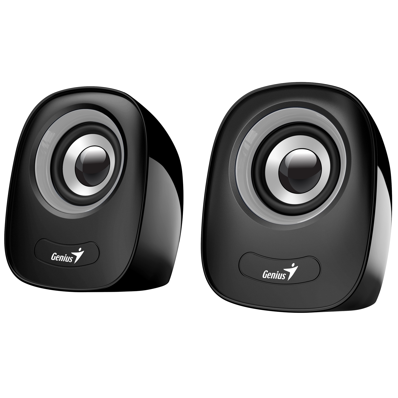Genius 2.0 Desktop Speakers, Stereo Sound, USB Powered Plug and Play