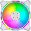 Coolermaster Masterfan MF120 Halo White Edition Addressable RGB 3 Fan Pack With ARGB Controller - 120mm Image