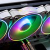 Coolermaster Masterfan MF120 Halo White Edition Addressable RGB 3 Fan Pack With ARGB Controller - 120mm Image