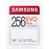 Samsung EVO Plus 256GB SDXC UHS-I U3 100MB/s Full HD & 4K UHD Memory Card Image