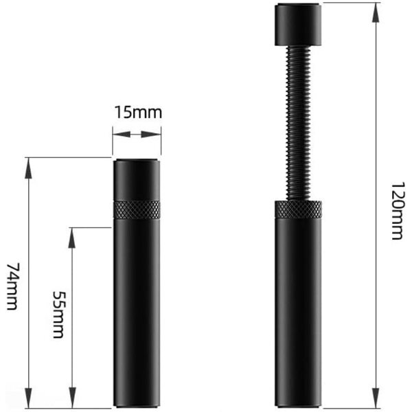 Generic Adjustable Graphics Card GPU Brace Support Bracket stand (Large) 74mm to 120mm