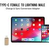 Falcon Value Dynamode USB Type C Female to Lightning (tm) Male Sync Charge Adapter Image