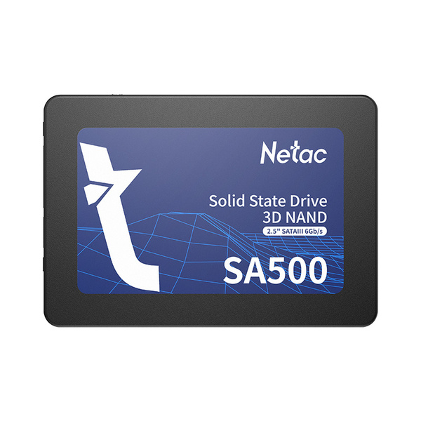 Netac 1TB SA500 SSD, 2.5``, SATA3, 3D TLC NAND, R/W 530/475 MB/s, 7mm