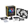 Corsair ML140 PRO RGB 140mm 2 Fan + Lighting Node PRO Pack Image