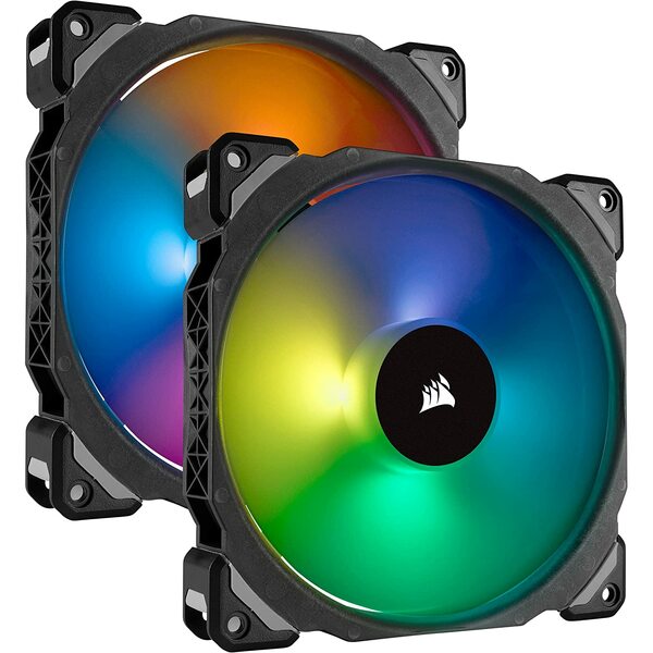 Corsair ML140 PRO RGB 140mm 2 Fan + Lighting Node PRO Pack