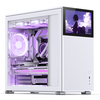 JonsBo D41 Mesh Screen ATX PC Case – White, Tempered Glass Image