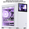 JonsBo D41 Mesh Screen ATX PC Case – White, Tempered Glass Image