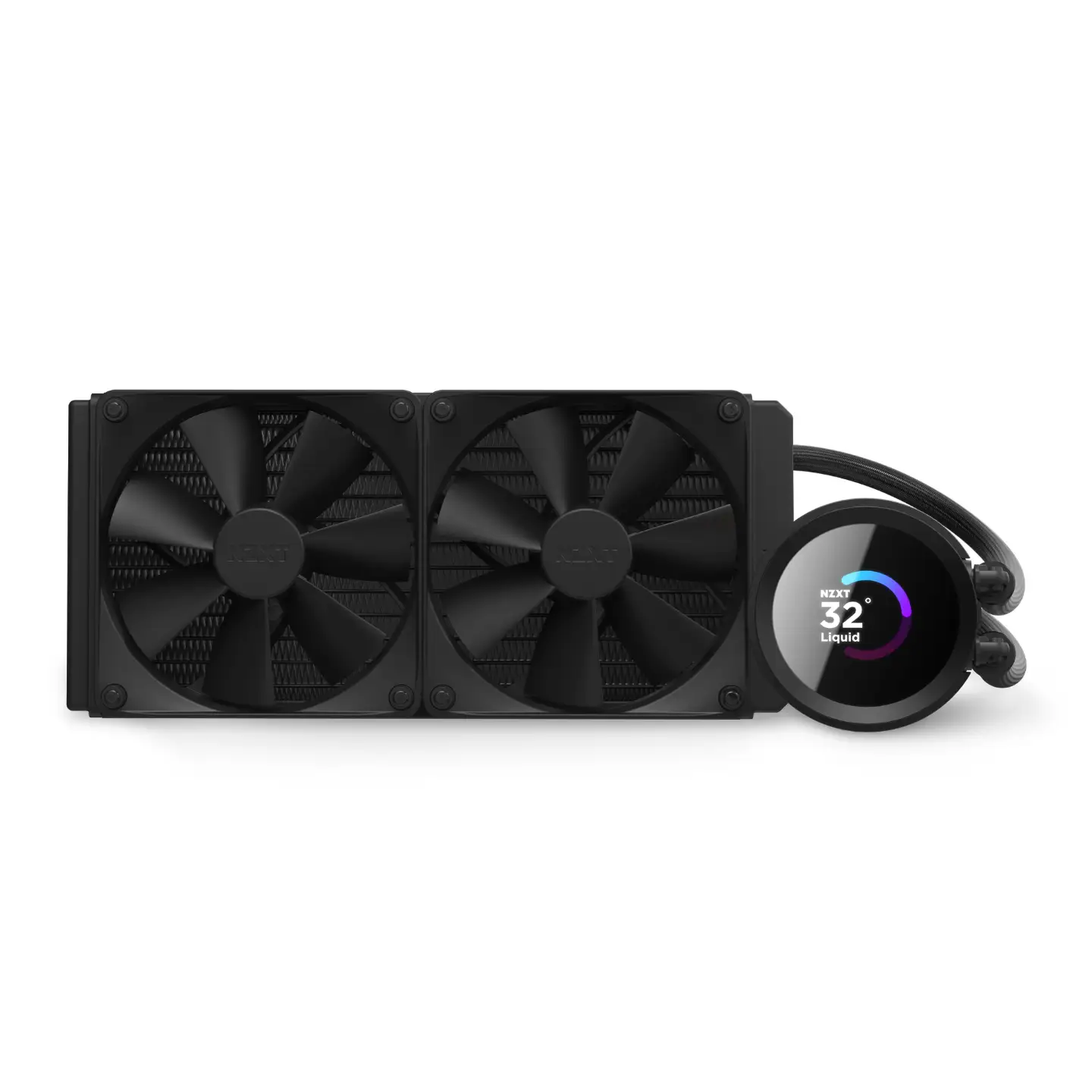 NZXT Kraken 240 Black non RGB Fans AIO Cooler Falcon Computers